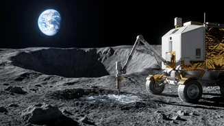 NASA Artemis Moon Base News: Extracting South Pole Ice For Life Support Systems