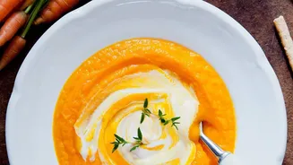 Recipes With Carrots: Spiced Carrot Soup For Light Meals