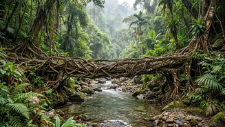 Backpacking In North East India Scenic Meghalaya Living Root Bridges On Budget