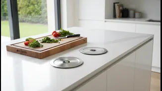 Kitchen Workflow Improves When Waste And Compost Bins Are Easy To Reach