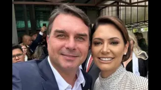 “Michelle não será candidata”, diz Flávio após especulação sobre desistência de candidatura