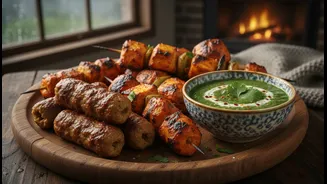 Indian Kitchens: The Growing Relevance of Smoky Regional Kebabs, Chutneys and Rainy House-Party Menus