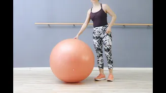 Como fazer agachamento com a bola encostada na parede