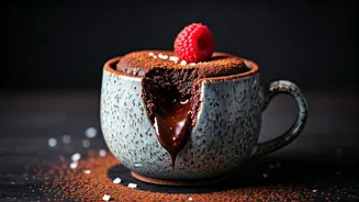 Make This Aesthetic Double Chocolate Lava Mug Cake Tonight