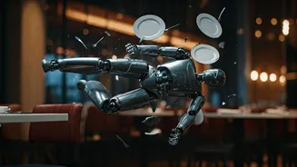 Restaurant Robot's Chaotic Dance-Off: Plates Smashed in Viral AI Meltdown