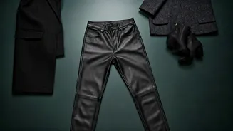 सर्दियों में चमड़े के पतलून: 6 स्टाइलिश संयोजन