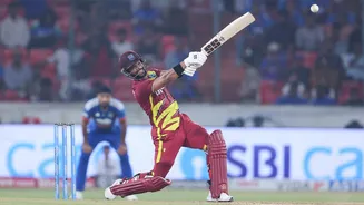 Shai Hope slams his 2nd T20I hundred versus India: Stats