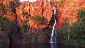 The Australian Outback is home to stunning waterfalls!