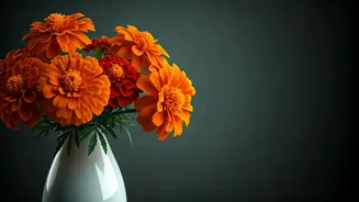 This Natural Gloom Cure Involves Native Marigold Arrangements