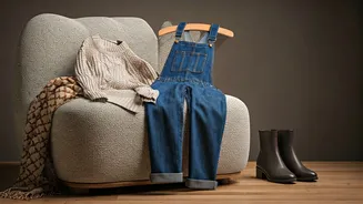 5 Chic Ways to Style Denim Dungarees This Winter for a Cozy & Fashionable Look