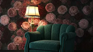 Granny Chic 2.0 Guide: Floral Wallpapers, Velvet Armchairs, Vintage Lamps