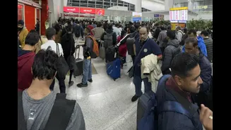 Passengers Accuse Air India Of Flight Cancellations, Long Baggage Queues Amid Smog Delays