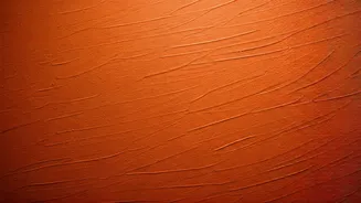 Terracotta Paint Washes Replace Synthetic Wallpapers This Season