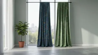 Upcycled Saree Window Drapes Add Unique Bohemian Flair And Sustainable Character To Apartment Decor