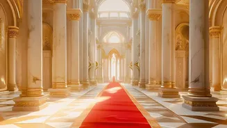 Gilded Ceilings Bring Reflective Warmth to Carefully Lit Interiors