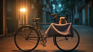Mumbai Man's Bicycle Ride with Sick Dog: A Heartwarming Act of Compassion Goes Viral