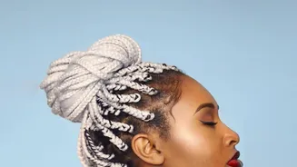A Braided Pencil Bun Brings Texture to a Quick Updo