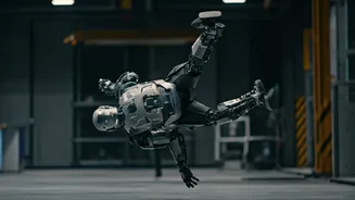 Atlas Robot's Grand Finale: Backflip and Cartwheel Showcase Before Enterprise Shift