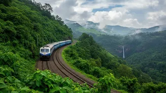 How The Jan Shatabdi Train Path Showcases The Beauty Of Rainy Western Ghats