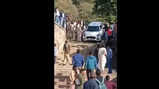 What happened after GPS misled car driver to Jaipur temple staircase? Watch