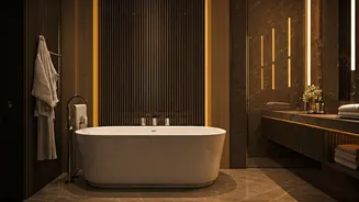 Warm Lighting Makes Bathrooms Feel More Expensive Instantly