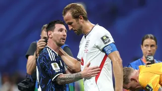 Harry Kane faz reverência a Messi após eliminação: "Maior da história"