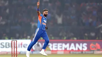 Hardik Pandya dismisses David Miller for 8th time in T20s
