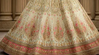Aditi Rao Hydari's Bridal Lehengas: A Floral Fantasy!