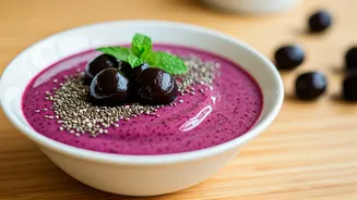 This Viral Frozen Jamun Smoothie Bowl Is a Summer Essential