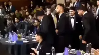 Fans notice awkward moment as Shubman Gill does not shake hands with Sanju Samson at BCCI Naman Awards