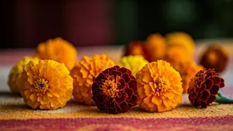 The Best Styling Trick Involves Local Indian Marigolds