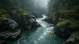 How Water Velocity Impacts Kayak Control In Meghalaya’s Narrow Monsoon River Canyons