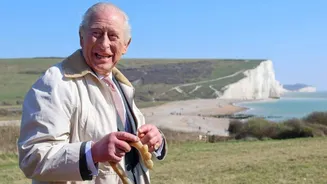 King Charles opens world's longest coastal walk — all 2,689 miles of England's shore