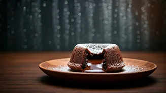 Chocolate Lava Cake Never Disappoints In The Rain