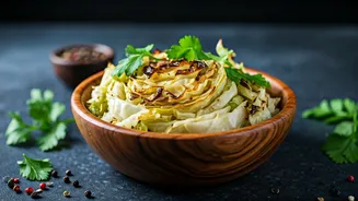 Eat, Read, Go: A Delicious Baked Cabbage Salad Journey!