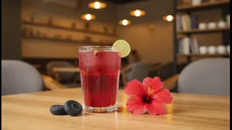 How independent cafés utilize hibiscus and kokum infusions to attract health-conscious youth
