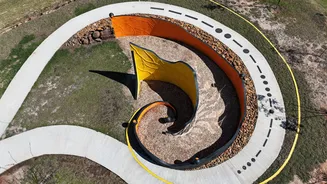 Águas de São Pedro (SP) ganha parque cultural com obras ao ar livre