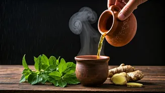 Why Indians Swear By Ginger-Tulsi Kadha In Rains