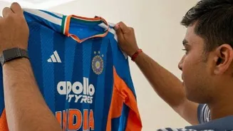 What jersey number will Vaibhav Sooryavanshi wear in senior Indian team?