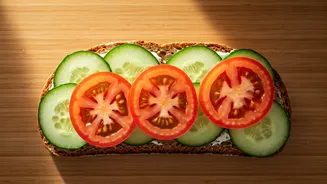 Beat the Heat: The Ultimate Refreshing Cucumber & Tomato Sandwich for Summer Nights