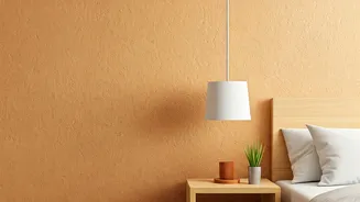 Textured Earthy Bedroom Accent Walls Replace Synthetic Wallpapers Today