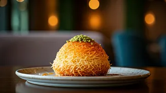 Kunafa Everything: The Middle Eastern Sweet Rules Café Menus