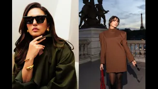 Paris Fashion Week 2026: Huma Qureshi Brings Sharp Gabriela Hearst Tailoring, Nora Fatehi Brings The Drama In Mugler