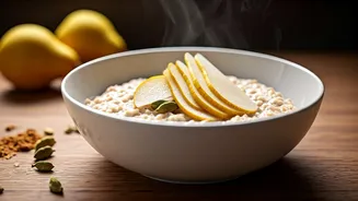 Fuel Your Mornings: The 5-Minute Pear Cardamom Oatmeal for Lasting Fullness