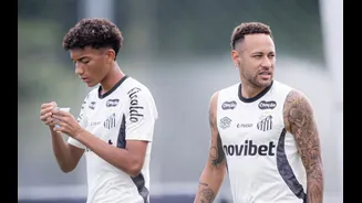 Neymar agride filho de Robinho durante treino, e caso pode parar na Justiça