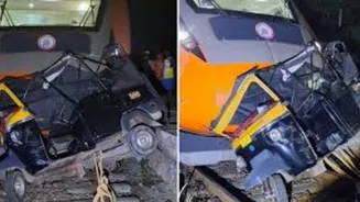 Vande Bharat collides with autorickshaw near Trivandrum, avoids major mishap