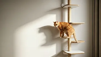 Transform Dead Apartment Wall Spaces Into Interactive Feline Tree Climbers