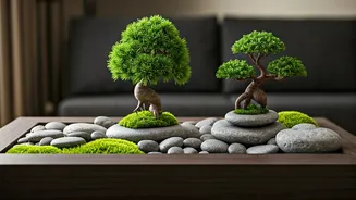 Design Sustainable Indoor Zen Gardens Using Smooth River Pebbles