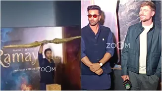 Ranbir lifts dhanush with MrBeast at Ramayana meet
