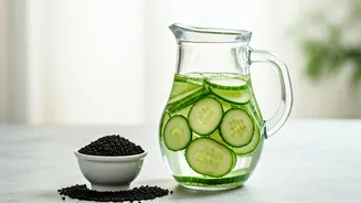 Cucumber And Sabja Seeds Are Hydration Heroes
